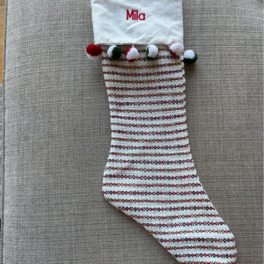 Crate and Barrel Noella stocking